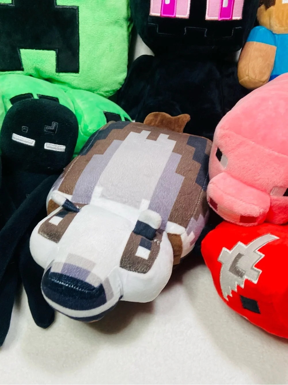 Minecraft Plush Toys Lot Giant Minecraft Lot Alex Zombie Creeper Video Game Toys